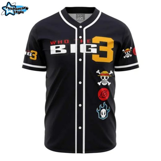 Who The Big 3 V1 Baseball Jersey