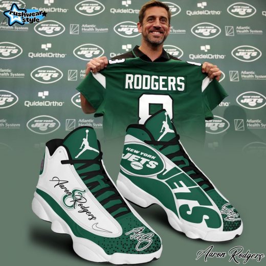 Aaron Rodgers New York Jets NFL Sneakers AJ13