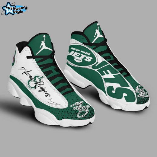 Aaron Rodgers New York Jets NFL Sneakers AJ13