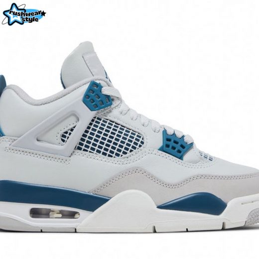 Air Jordan 4 Retro 2024 Military Blue – Classic Basketball Shoes