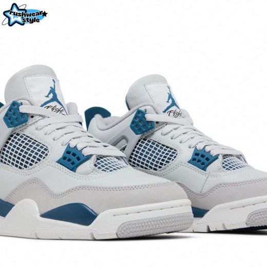 Air Jordan 4 Retro 2024 Military Blue – Classic Basketball Shoes