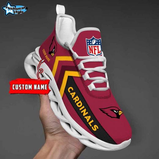 Aizona Cardinals Custom Name Max Soul Shoes V08