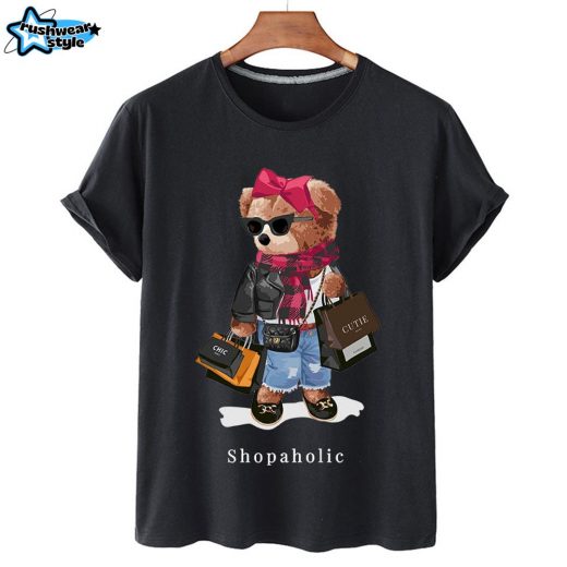 Confessions of a Shopaholic Short Sleeved Graphic Tee Black