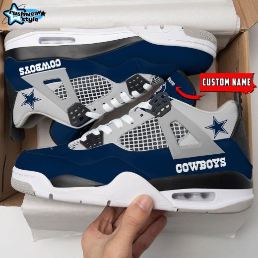 Dallas Cowboys Air Jordan 4 Sneaker – Official NFL Team Shoes