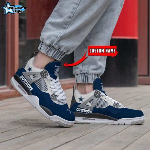 Dallas Cowboys Air Jordan 4 Sneaker – Official NFL Team Shoes