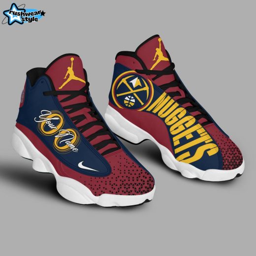 Denver Nuggets NBA Custom Sneakers AJ13