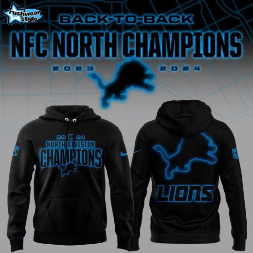 Detroit Lions NFC North Champions Hoodie – Official Team Apparel