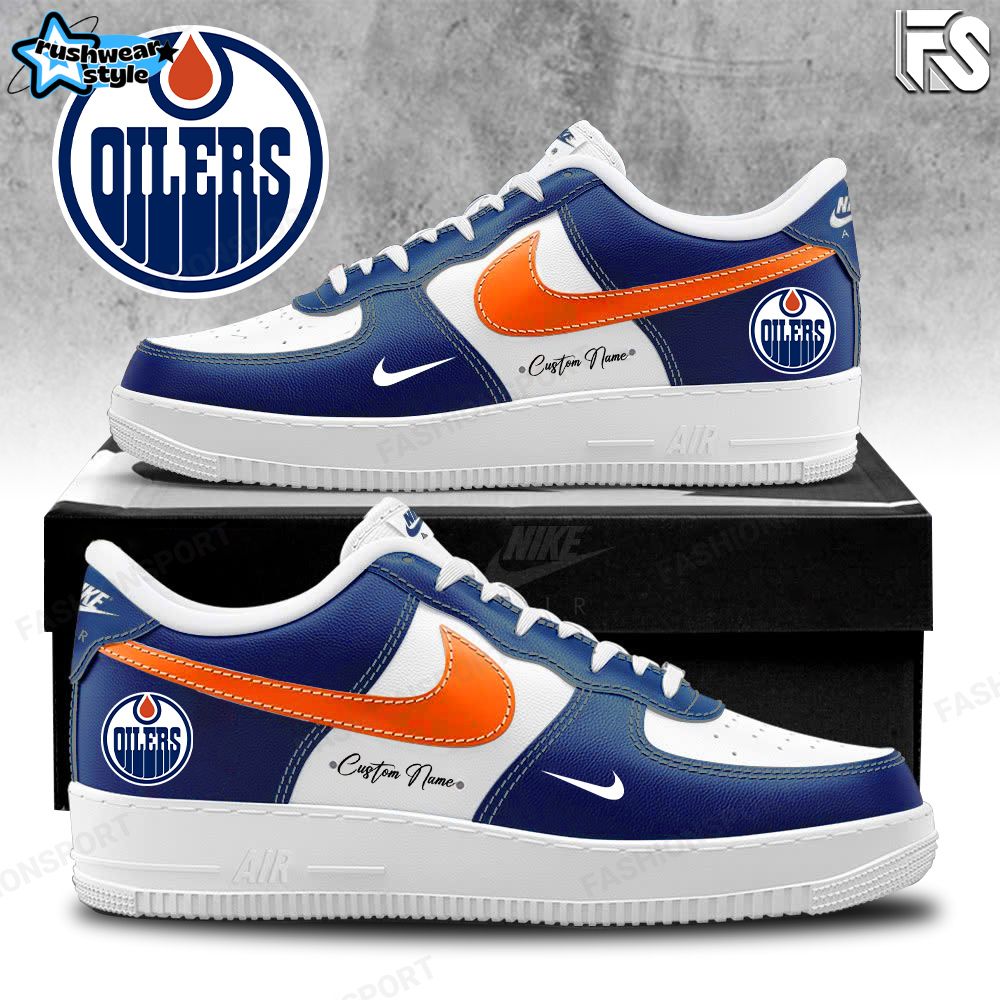 Edmonton Oilers Limited Edition AF1 Customize Shoes Edmonton Oilers Limited Edition AF1 Customize Shoes