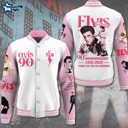 Elvis Presley Music Varsity Jacket