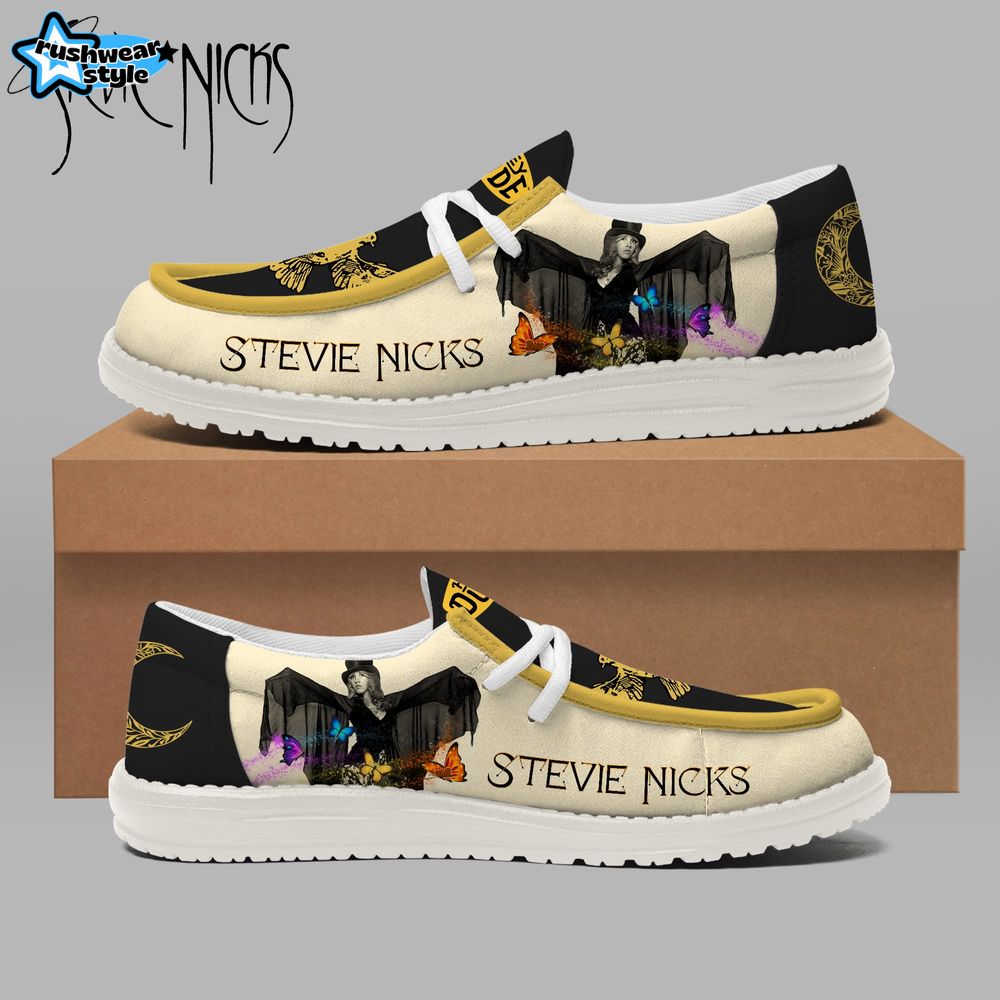 Gleammerch Stevie Nicks Hey Dude Personalized Shoes Gifts For Fans Gleammerch Stevie Nicks Hey Dude Personalized Shoes Gifts For Fans