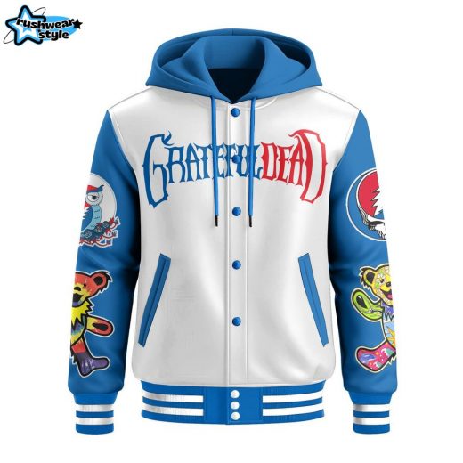 Grateful Dead Hooded Baseball Jacket