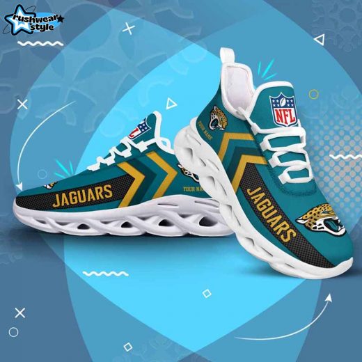 Jacksonville Jaguars Custom Name Max Soul Shoes V08