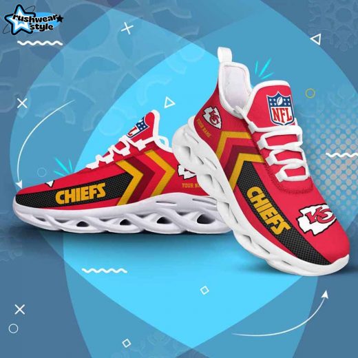 Kansas City Chiefs Custom Name Max Soul Shoes V08