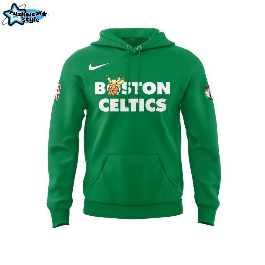 Limited Edition Boston Celtics x Pokémon Night Hoodie 2025