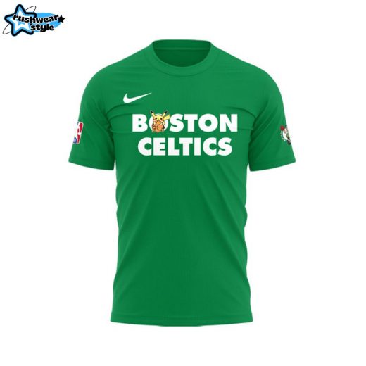 Limited Edition Boston Celtics x Pokémon Night T-Shirt 2025