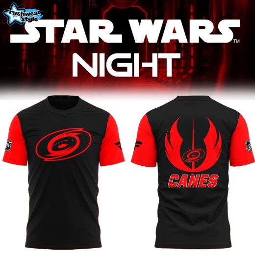 Limited Edition Carolina Hurricanes x Star Wars Night 2025 TShirt