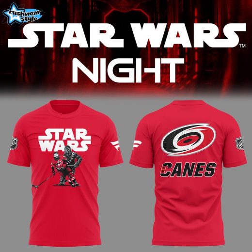 Limited Edition Carolina Hurricanes x Star Wars Night 2025 TShirt V2