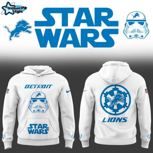 Limited Edition Detroit Lions X Star Wars Hoodie Gift For Fan 2025 – NFL & Star Wars Crossover Gear