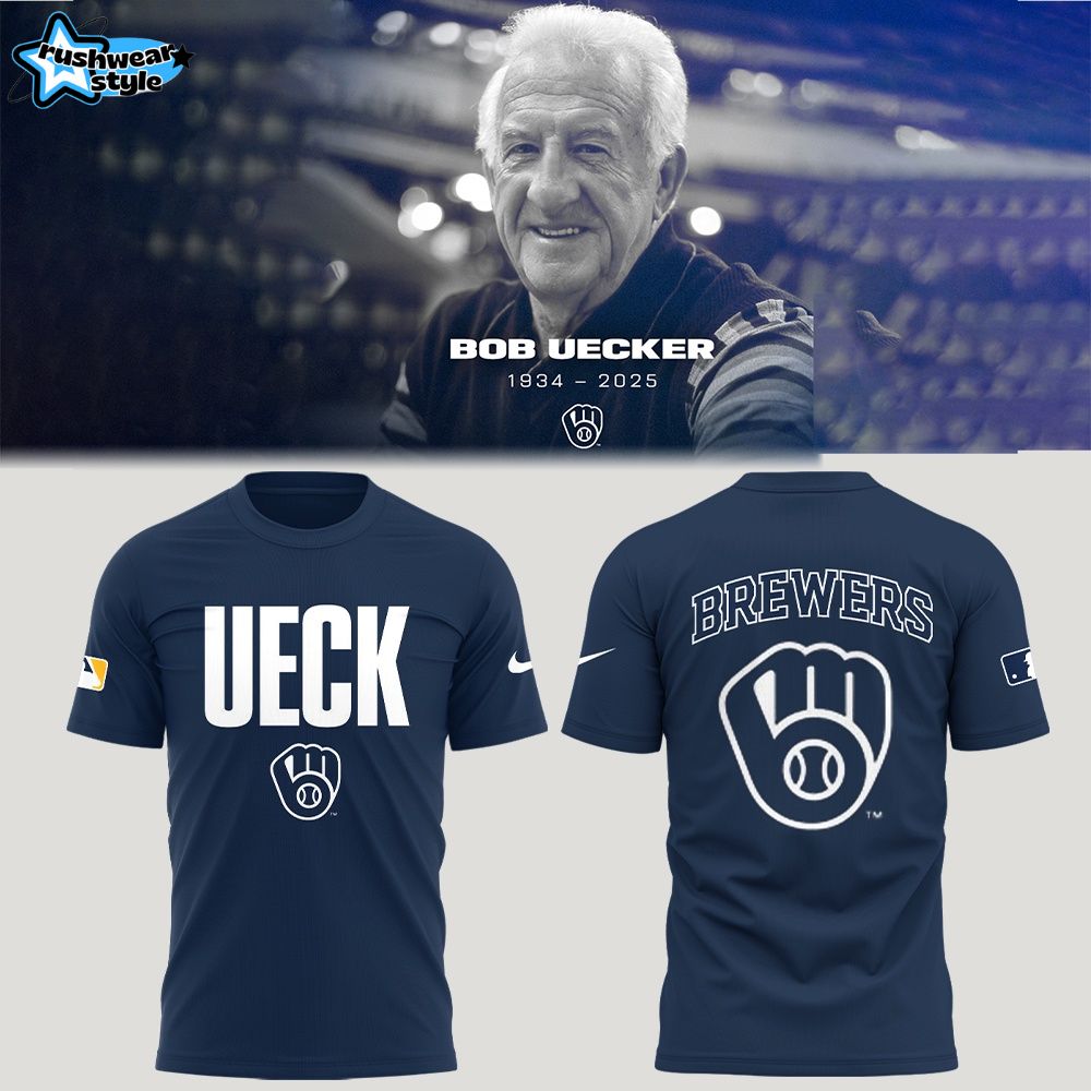 Limited Edition Honoring The Legend, Brewers Icon & Baseball Hall Of Famer Bob Uecker T-Shirt Limited Edition Honoring The Legend, Brewers Icon & Baseball Hall Of Famer Bob Uecker T-Shirt