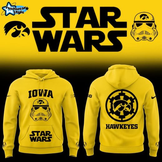 Limited Edition Iowa Basketball X Star Wars Hoodie 2025 – College Basketball Apparel