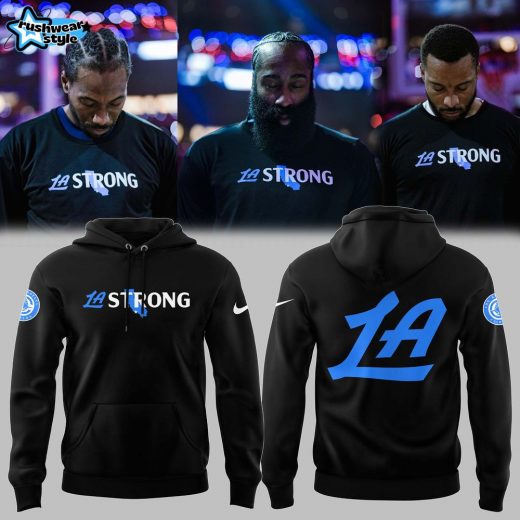 Limited Edition Los Angeles Clippers LaStrong Black Hoodie V2