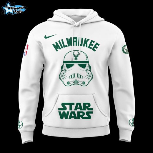 Limited Edition Milwaukee Bucks X Star Wars Hoodie – NBA Meets Star Wars Apparel