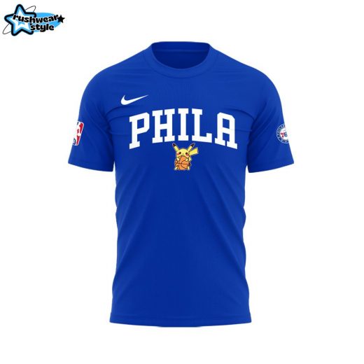 Limited Edition Philadelphia 76ers X Pokemon Night T-Shirt 2025