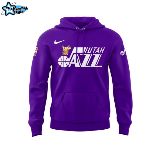 Limited Edition Utah Jazz X Pokemon Night Hoodie 2025