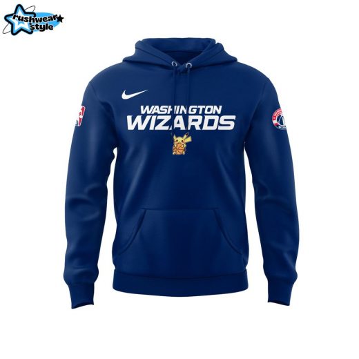 Limited Edition Washington Wizards X Pokemon Night Hoodie