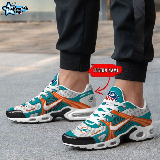 Miami Dolphins Nike TN Shoes – Men’s NFL Game Day Shoes