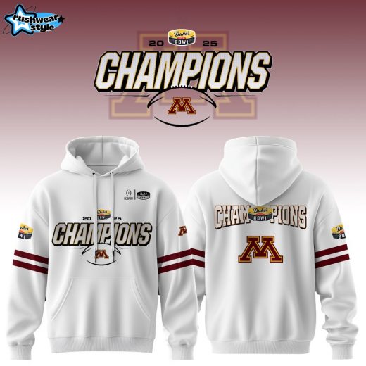 Minnesota Football Duke’s Mayo Bowl Champions Hoodie