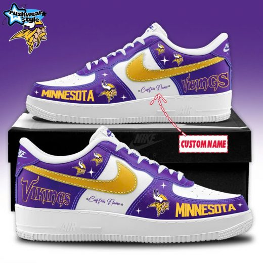 Minnesota Vikings Air Force 1 Sneakers