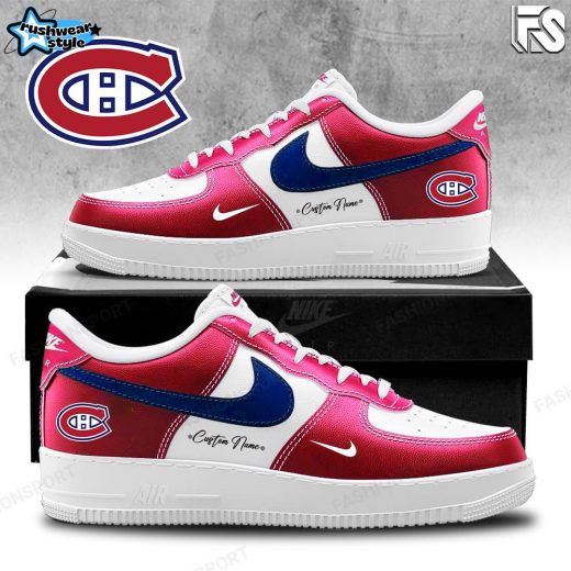 Montreal Canadiens Limited Edition AF1 Customize Shoes