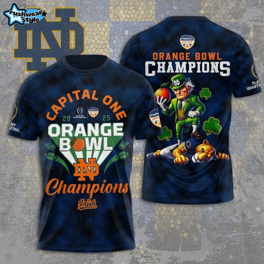 Notre Dame Fighting Irish Football 3D T-Shirt