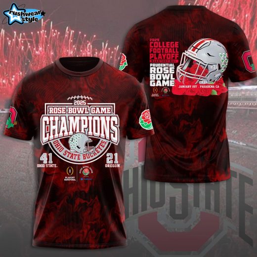 Ohio State Buckeyes Football 3D T-shirt  V2