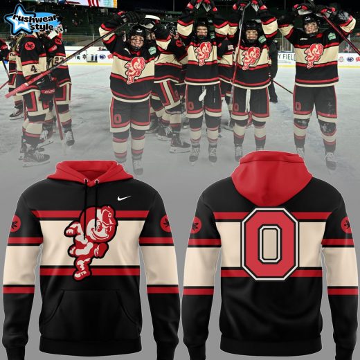 Ohio State Buckeyes Hockey NCAA Nike Limited Frozen Confines 2025 Hoodie – College Team Gear