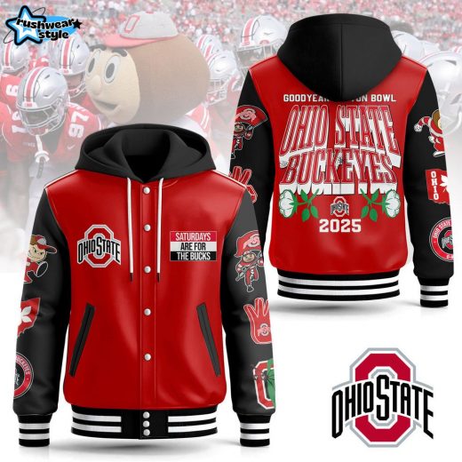 Ohio State Buckeyes Hooded Baseball Jacket