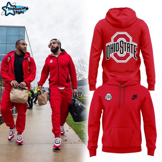 Ohio State Football Signature Red Hoodie