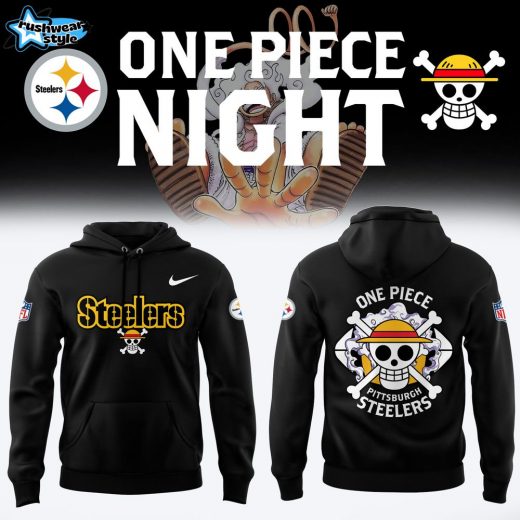 One Piece X Pittsburgh Steelers Limited Edition Hoodie – NFL Anime Hoodie