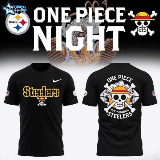 One Piece X Pittsburgh Steelers Limited Edition Shirt – NFL Anime T-Shirt