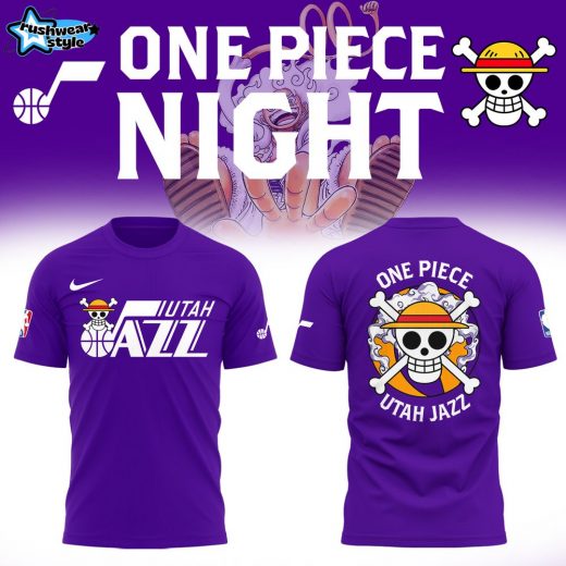 One Piece X Utah Jazz Limited Edition Shirt