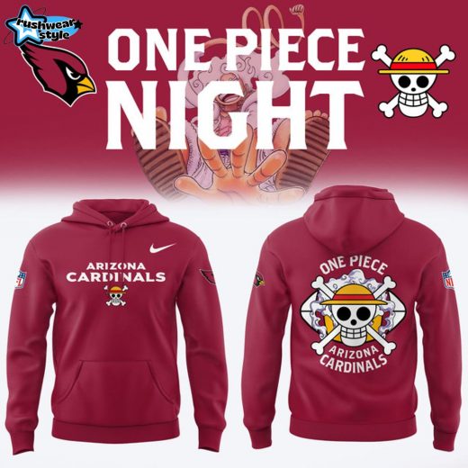 One Piece x Arizona Cardinals Limited Edition Hoodie