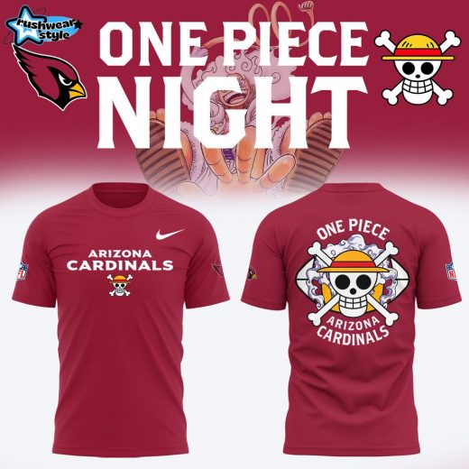 One Piece x Arizona Cardinals Limited Edition T-Shirt