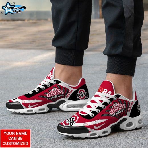 Personalized Ohio State Buckeyes Football Air Max Shoes