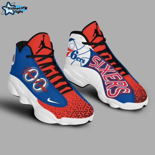 Philadelphia 76ers NBA Custom Sneakers AJ13