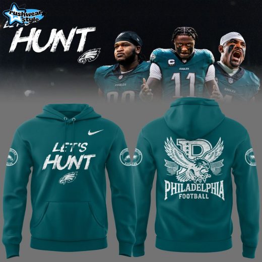 Philadelphia Eagles NFL 2025 Nike Limited “Let’s Hunt” Blue Hoodie – NFL Fan Apparel