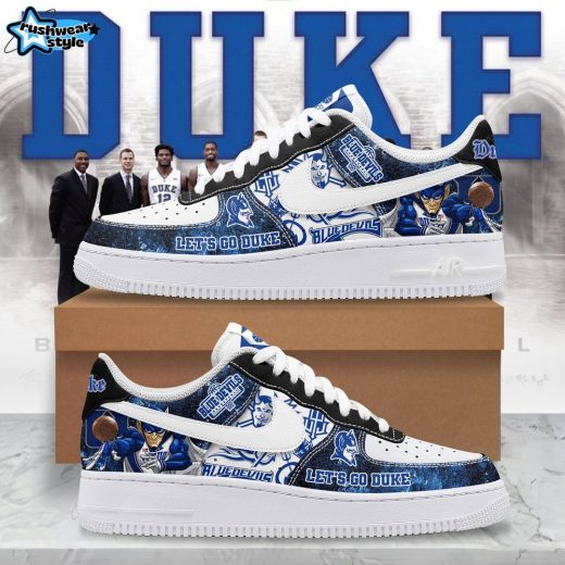 Premium Blue Devils Let’s Go Duke AF1 Sneaker