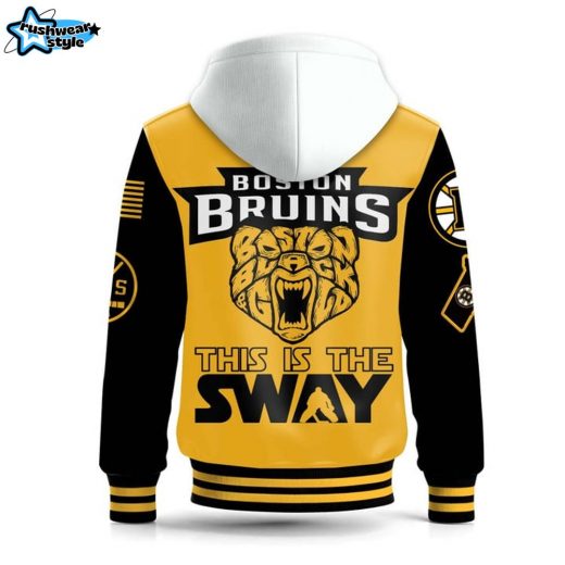 Premium Boston Bruins Hooded Baseball Jacket – Official NHL Team Gear