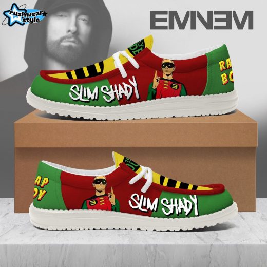 Premium Eminem Slim Shady Loafer Shoes – Rap Legend Collector Edition