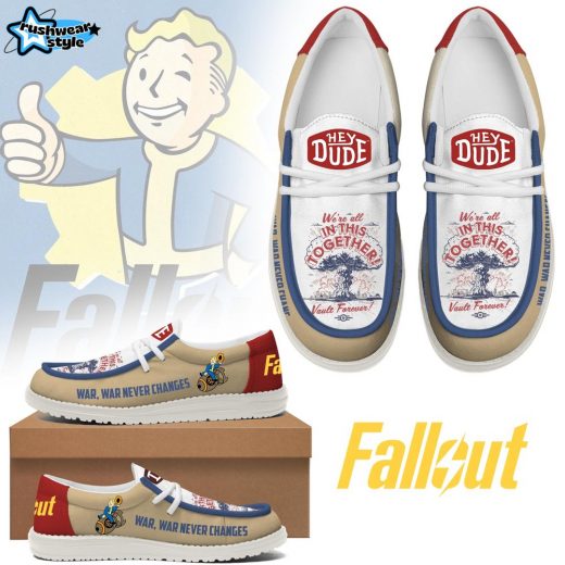 Premium Fallout “War, War Never Changes” Loafer Shoes – Gamer’s Choice Shoes